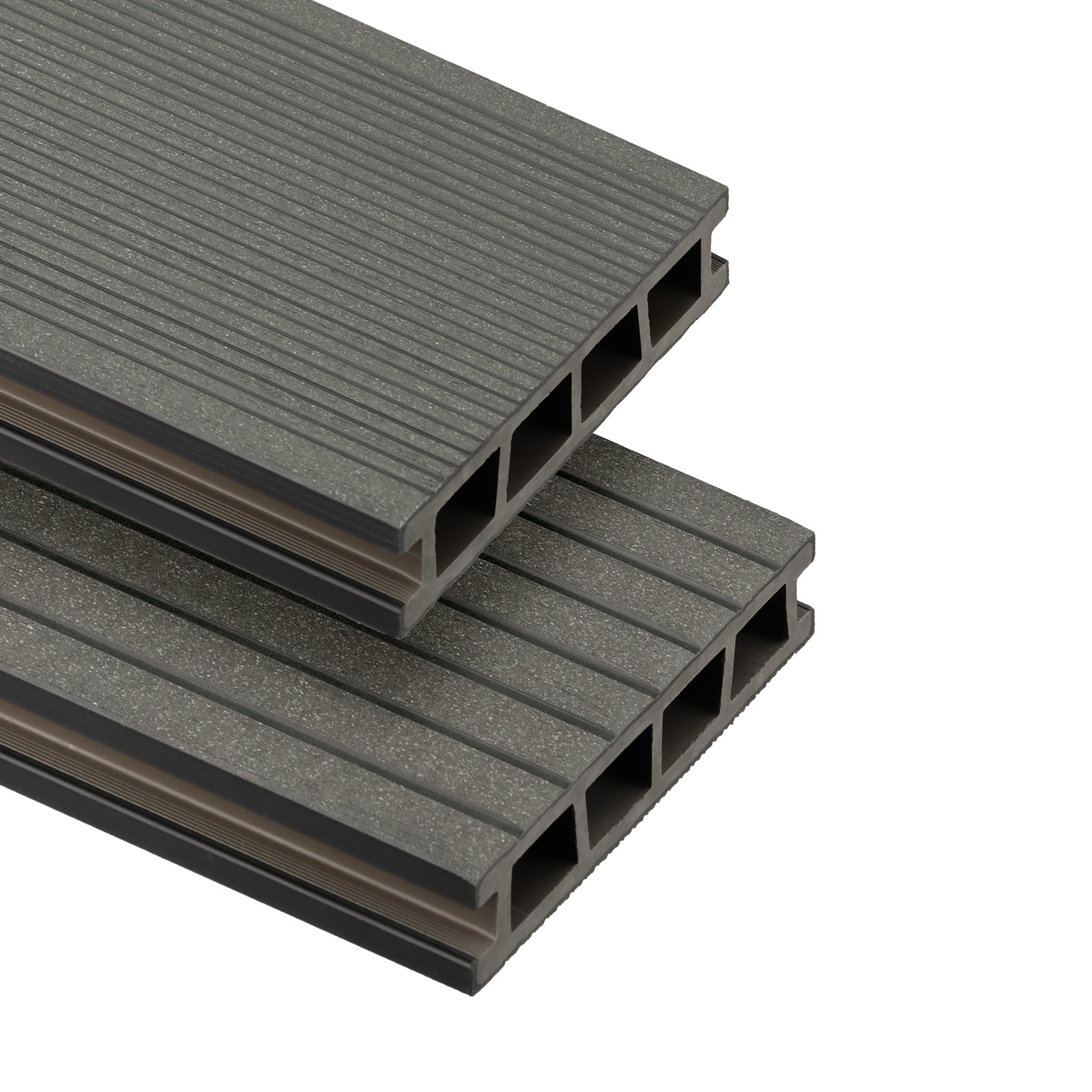 BERGDECK B150 WPC teraszpadló | 2,5x15x240 cm - 0,36 m2 Fekete