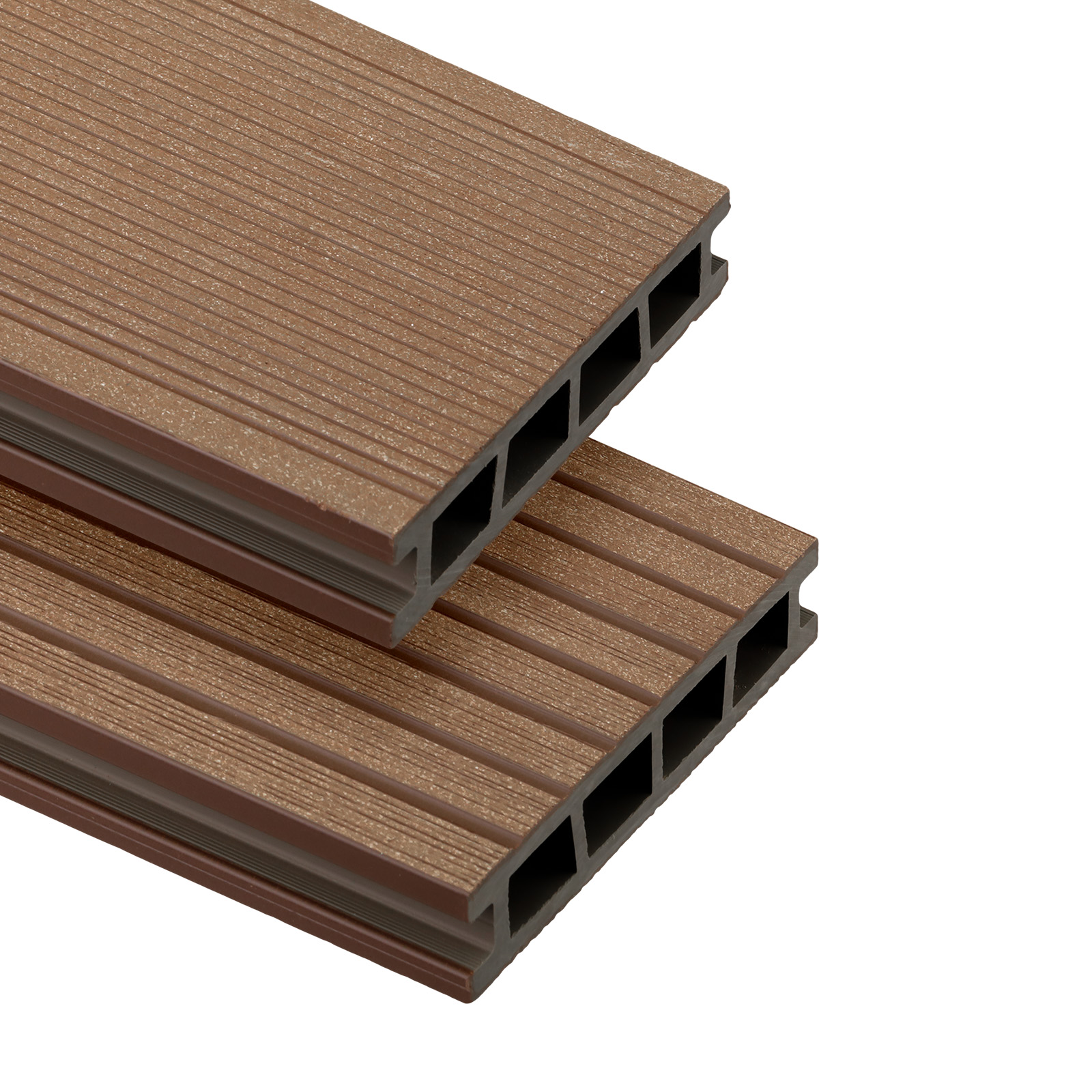 BERGDECK B150 WPC teraszpadló | 2,5x15x240 cm - 0,36 m2 Gesztenye