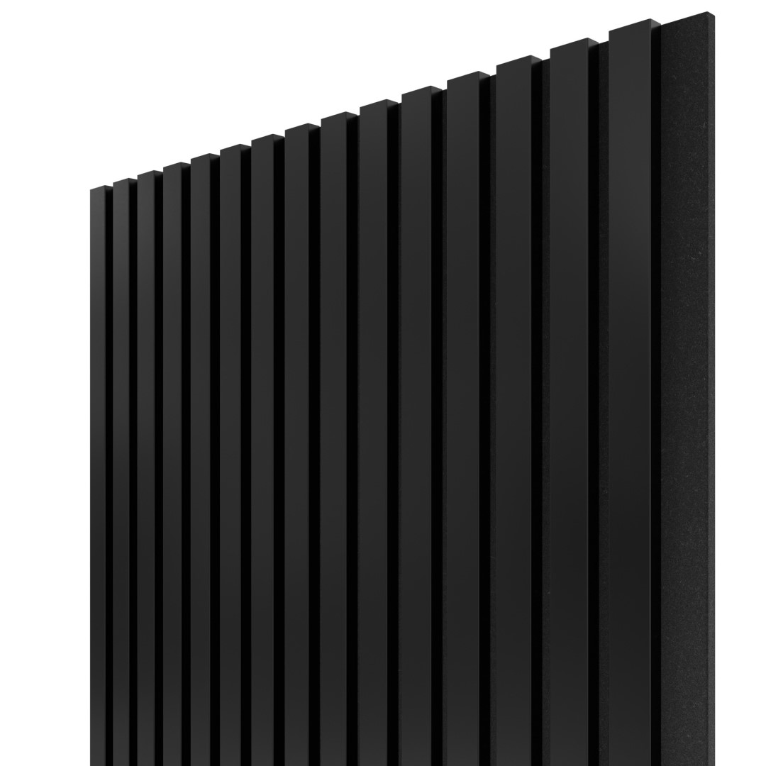 Profi Wall akusztikus falpanel 1,66 m2 | Fekete 275x60,4cmx2,1 cm