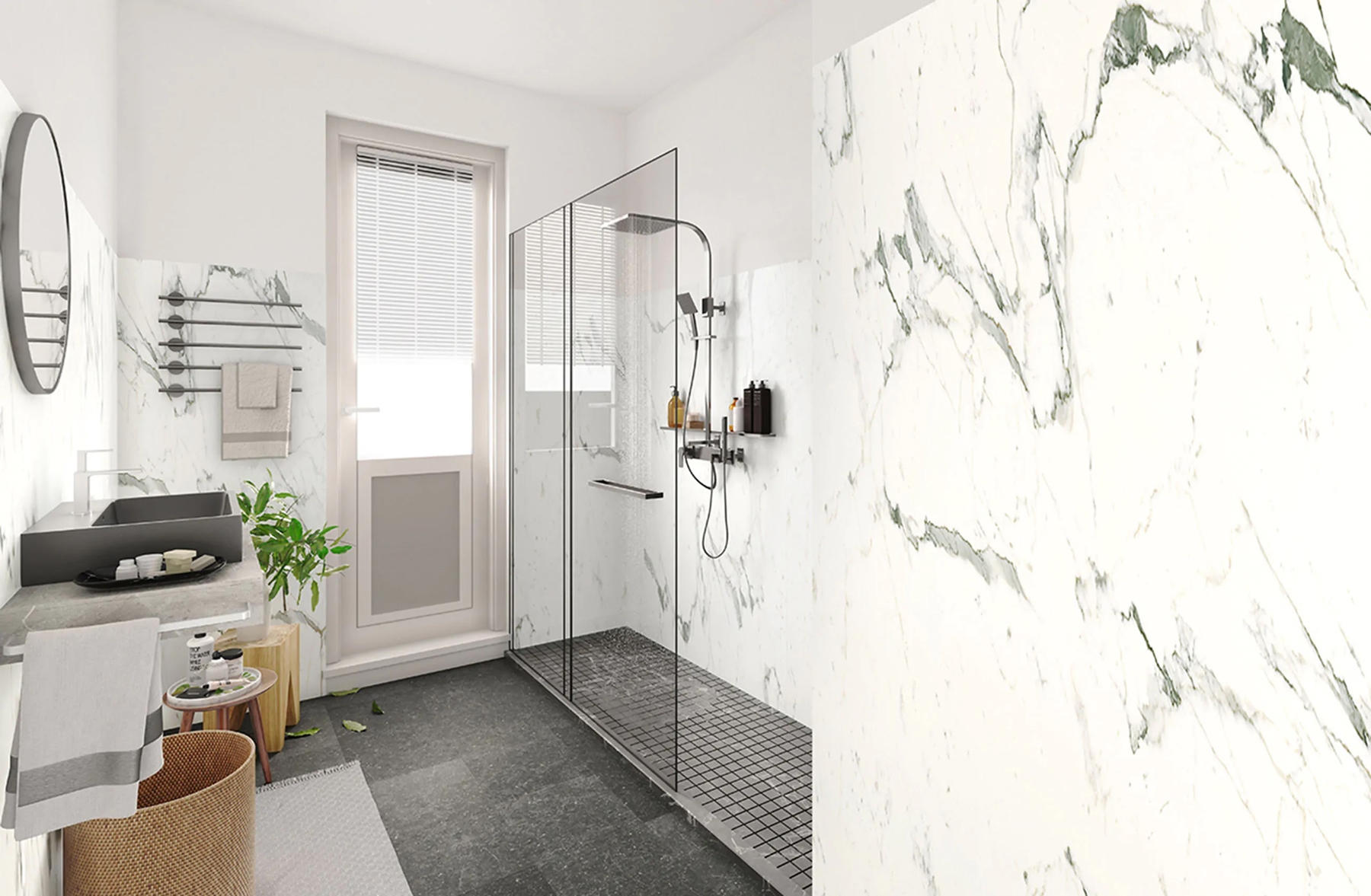 CERAMIN 57604 Carrara White 3mm | 1180mmx392mm -34/AC6 - 3,7m2
